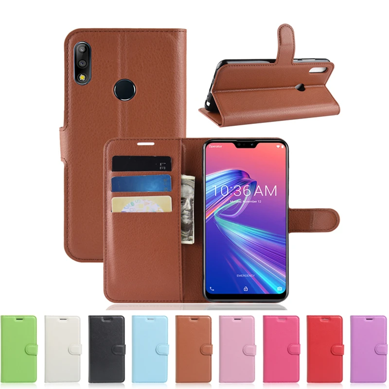 Чехол-бумажник для ASUS Zenfone Max Pro (M1) ZB601KL чехол с отделением карт чехлы телефонов M2
