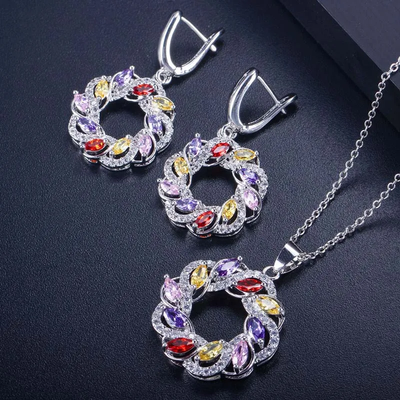colorful jewelry set