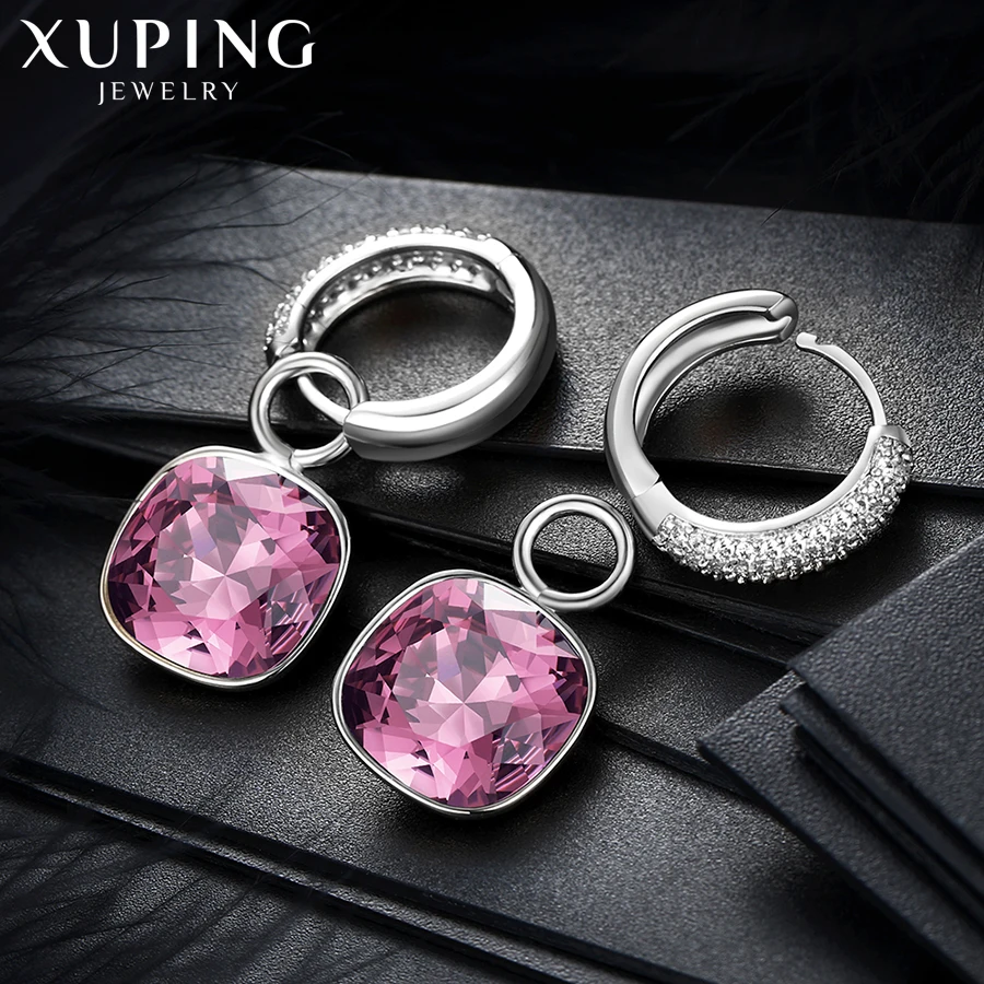 Xuping, модные серьги-капли, высокое качество, кристаллы от Swarovski, цветное покрытие, Шарм для женщин, подарок на день матери, M66-203