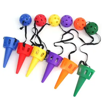 

6pcs Outdoor Parent-child Sports Fun Soft Toy Sense Training Equipment Ball Picker Children's Fun Ball Catcher Sensory Training
