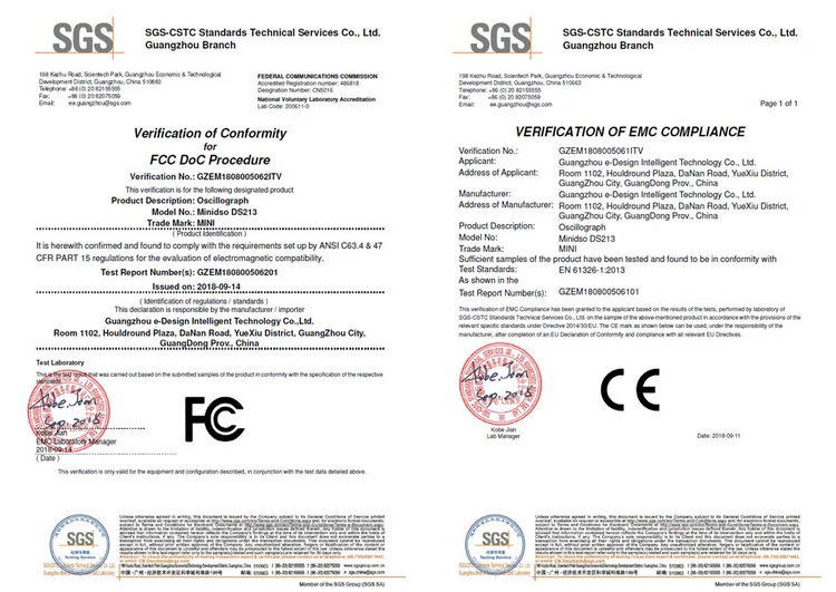 CCDSO DS213 Мини цифровой осциллограф 4 канала мс/с 100 ЖК-дисплей USB Oscilloscopio карманный осциллограф