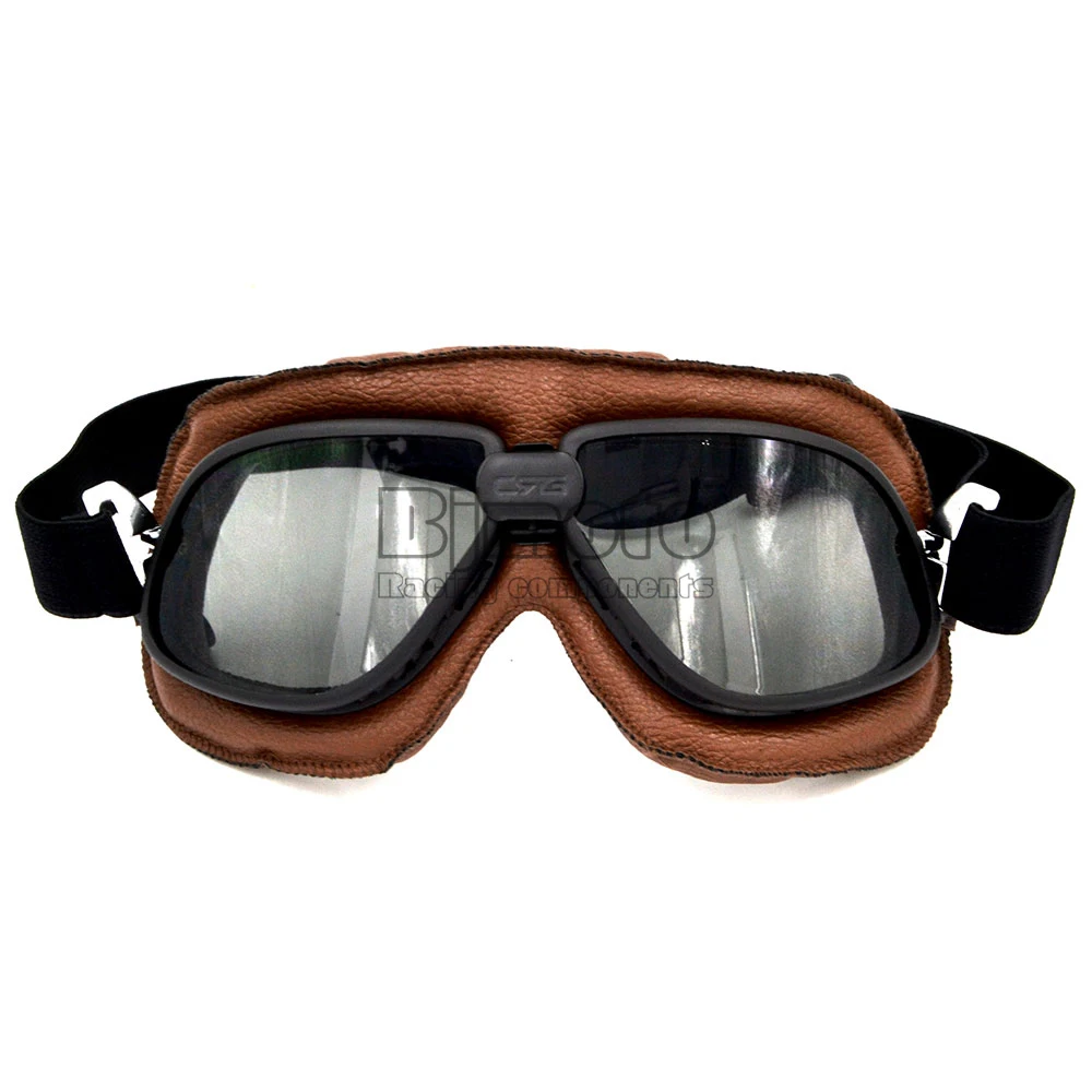 GT-009-SM винтажные мотокросса очки с линза Дымчатого Цвета стимпанк очки спортивные солнцезащитные очки для harley, pilot
