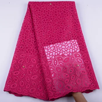 

Wholesale Bridal Nigerian Lace Fabrics African French Lace Fabric For Wedding Dress Tulle Lace 5 Yards A1424