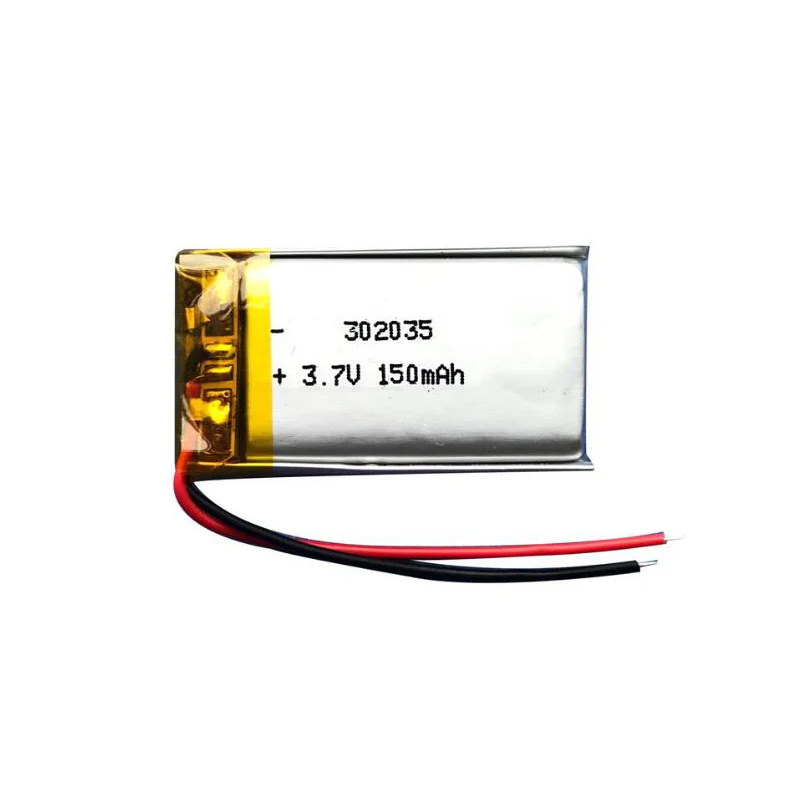 150mah 3,7 V 302035 032035 полимерная литий-ионная аккумуляторная батарея для Светодиодный Тахограф Автомобильный видеорегистратор Bluetooth наушники MP3