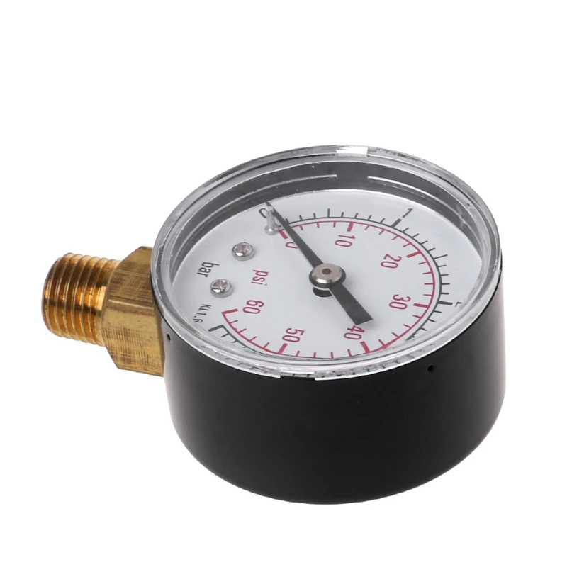 

0-60 PSI Mini Pressure Gauge Pool Spa Filter Water Pressure Measuring 1/4" NPT