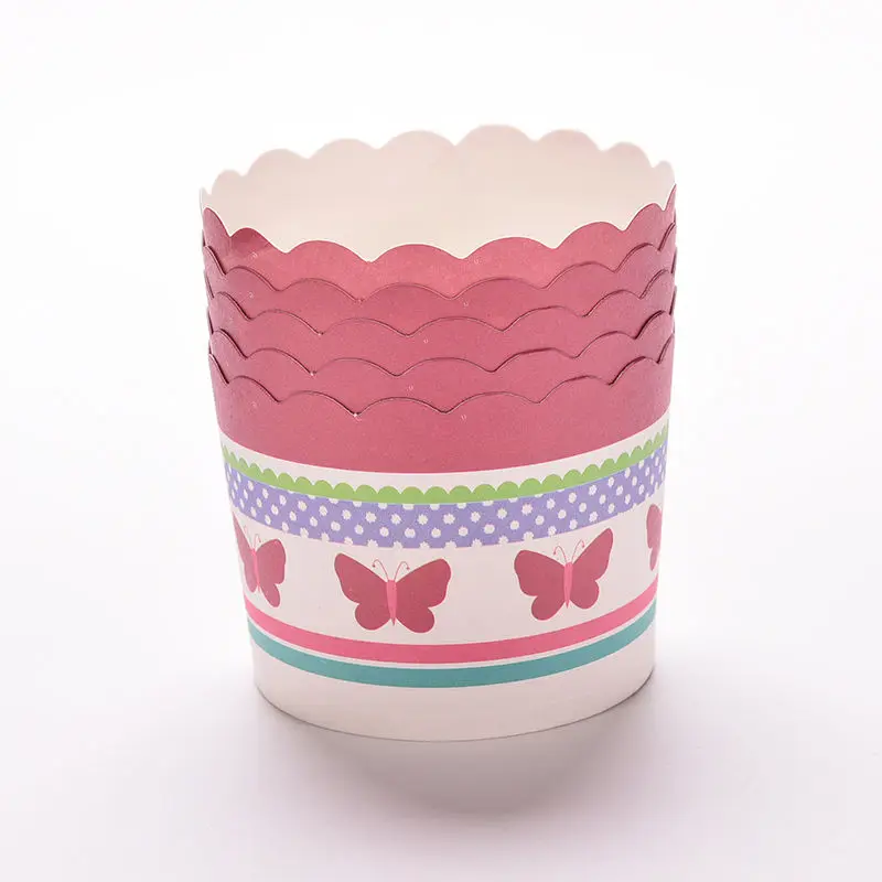 50Pcs Colorful Cute Paper Cake Cup Oven Baking Tools Tray Liners Muffin Kitchen Cupcake Cases | Дом и сад