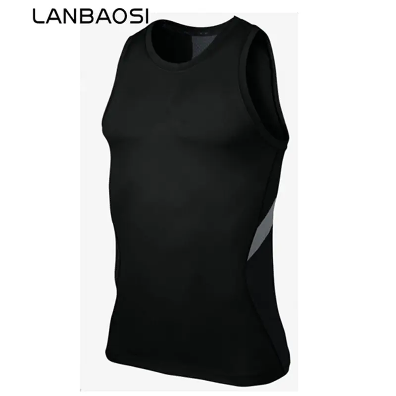 

Men's Sleeveless Compression Gear Wear Breathable Jersey Quick-Drying Boxing Slimming Body Shaper Workout Vest Shirt