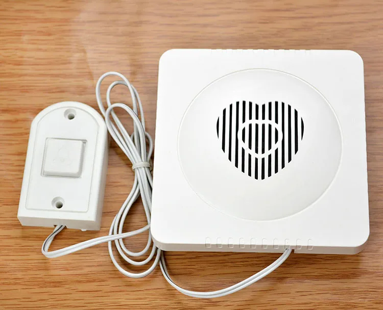 Wire Electronic DoorBell 90cm Household electronic doorbell with line doorbell call for elderly