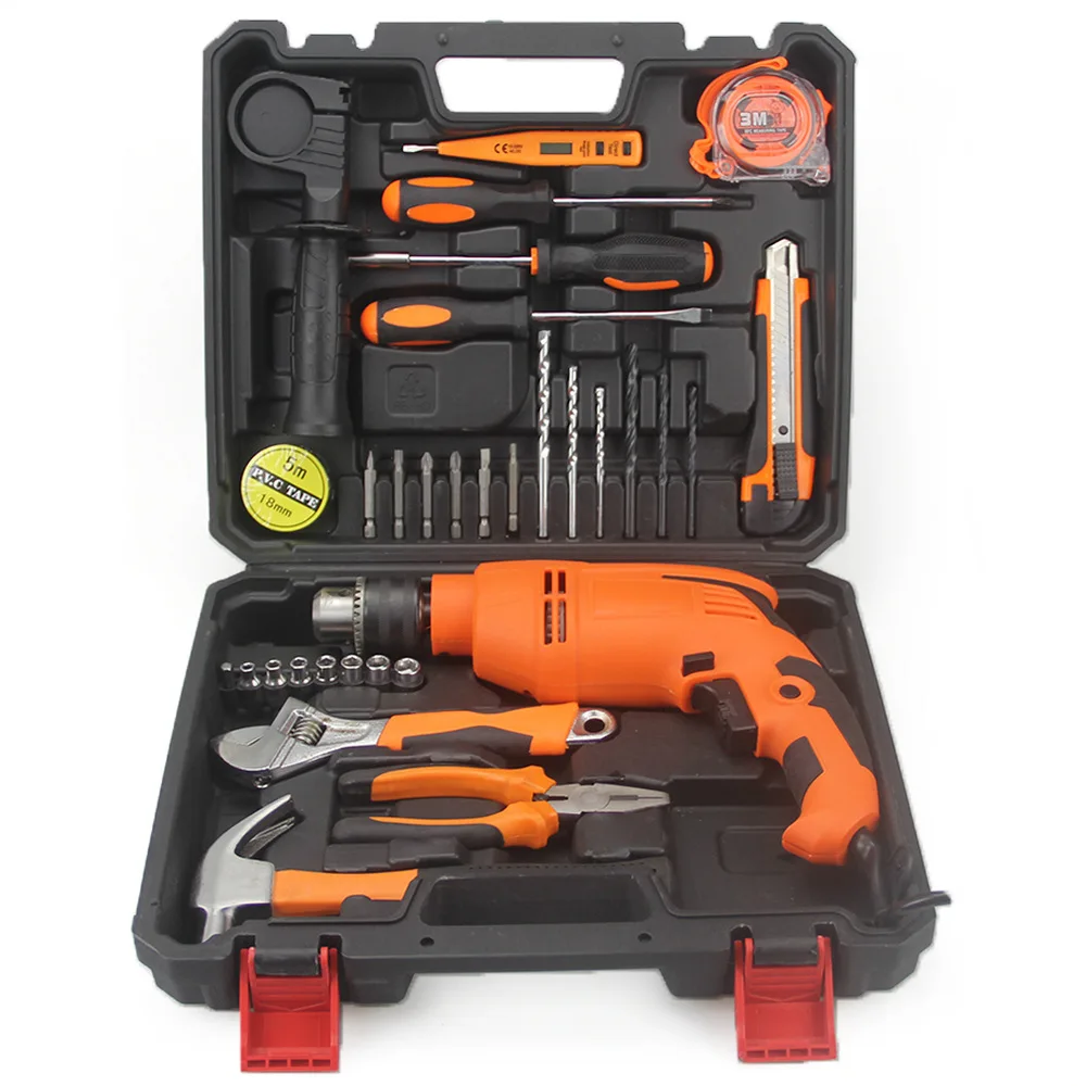 electric impact drill domestic electric power tool emboitement multifunction Electric woodworking ironware Gift combination electric impact drill domestic electric power tool emboitement multifunction Electric woodworking ironware Gift combination