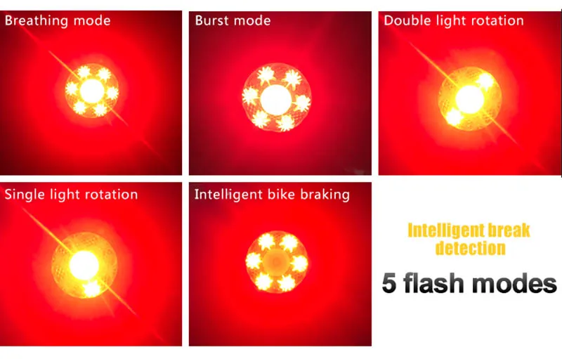 Best MEILAN X1 LED Bicycle Light Smart Cycling MTB Out Door lights USB led bicycle Lamp 7