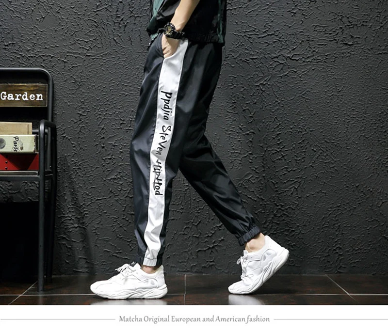 Harem Cargo Pants Men Streetwear Hip Hop Japan Style Trousers Male Khaki Loose Straight Pants  (50)