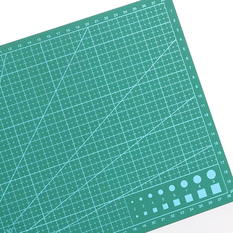 Pvc-Rectangle-Self-Healing-Cutting-Mat-Tool-A4-Craft-Dark-Green-30cm-22cm (2)