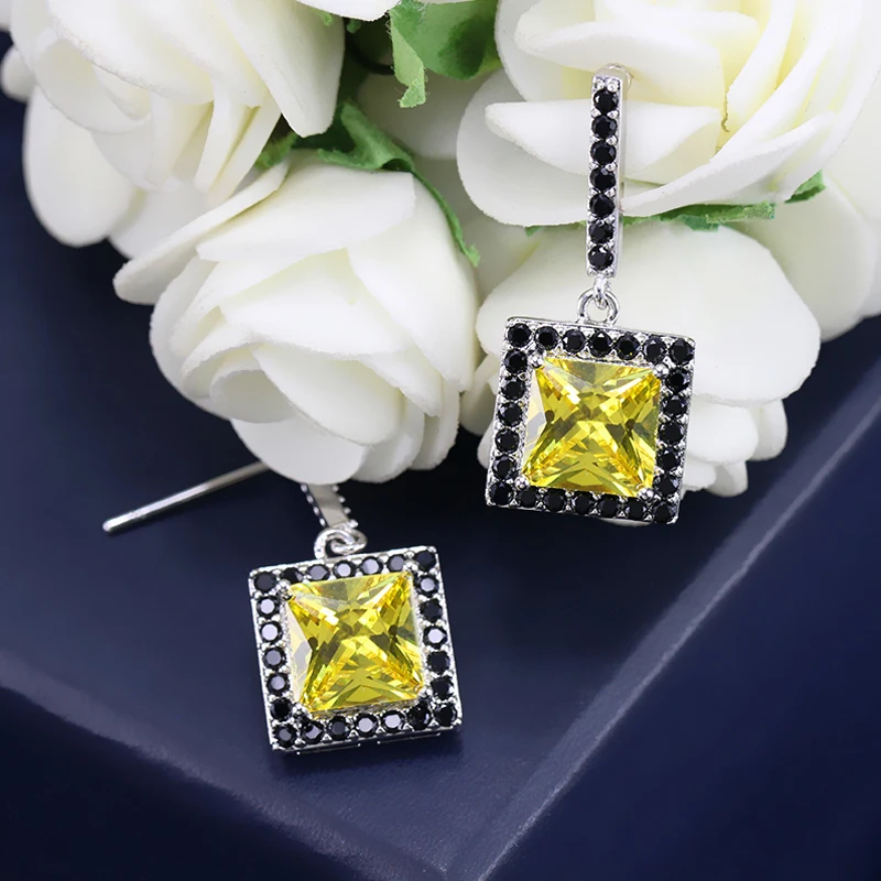Yellow Earrings