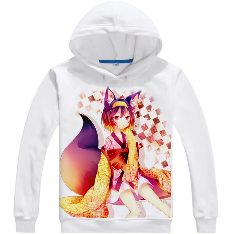 Толстовка с капюшоном shiro sora Jaket толстовка аниме no game life для косплея манги jibril