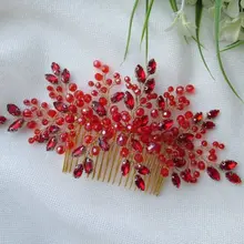 Новые роскошные аксессуары для волос невесты ручной работы жемчужные свадебные украшения для волос вечерние помпоны для невесты Звездная расческа для волос с жемчужиной тиара