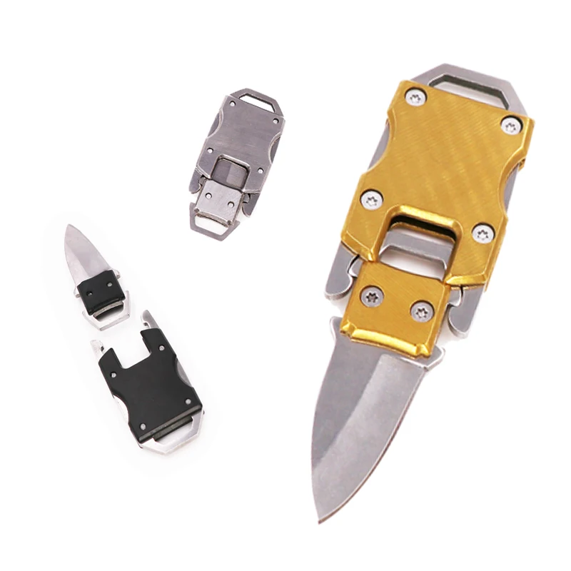 

portable keychain knife EDC tool multi mini pocket tactical folding knives navajas zakmes couteau pliant canivete de bolso