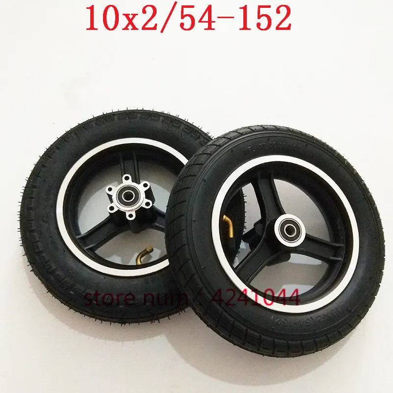 54-152/10x2 шины 10x2. 0 внутренняя труба шины с 10''alloy rim hub для электрического автомобиля баланса, детская коляска 10x2 Электрический Скутер колеса