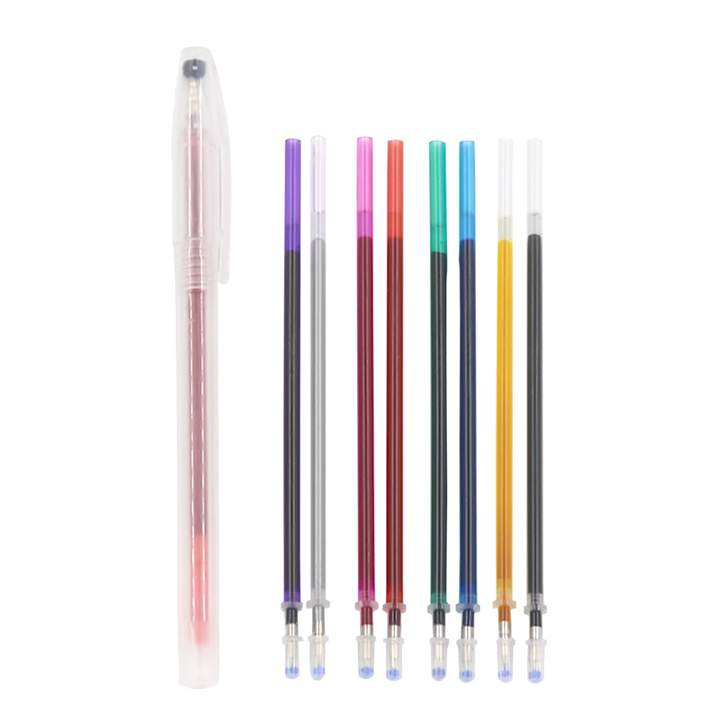 

10pcs Water Erasable Pen Refill Cross Stitch Refill with 1Pc Fabric Marker Pen Case DIY Patchwork Sewing Tools