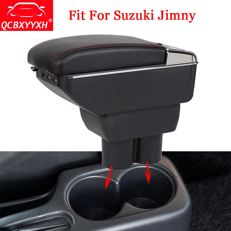 

QCBXYYXH Car Styling ABS Car Armrest Box Center Console Storage Box Holder Case Decoration Auto Accessories Fit For Suzuki Jimny