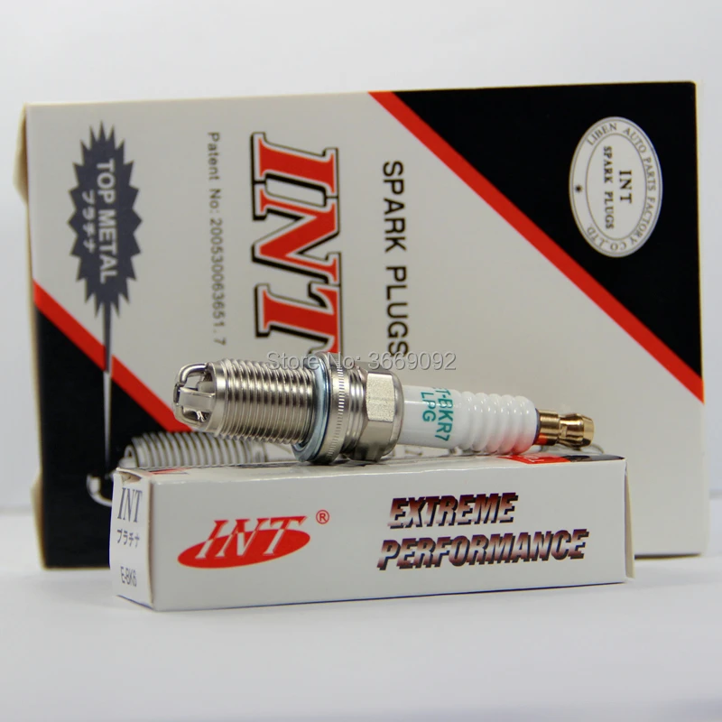 

LPG CNG LNG Spark Plug ET-BKR7-LPG 6pcs/lot FOR IK20 IK20TT VK20 BKR6EIX PFR7B-D BKR7EIX BKR-GAS LPG1 BKR6EIX-5LPG IFR7F-4D