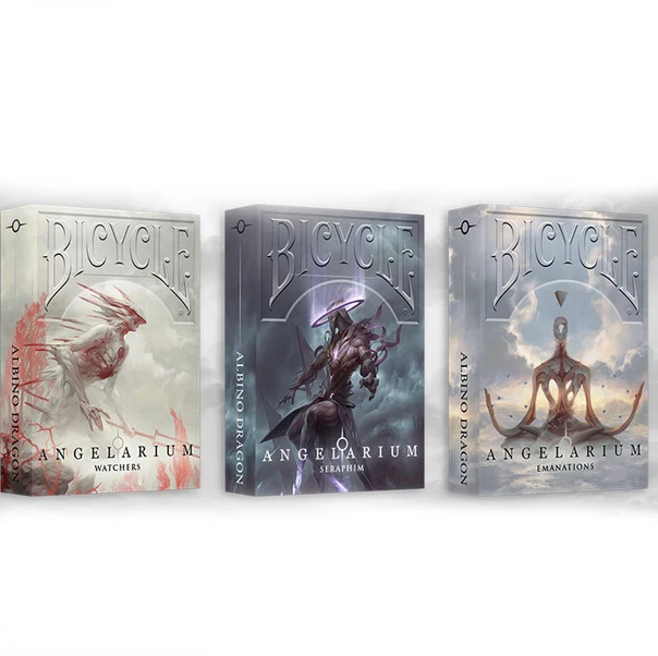 

1 Deck Angelarium Trilogy Bicycle Playing Cards Poker Size Deck USPCC Custom Limited Magic Props