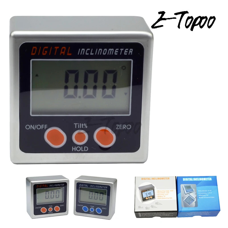 Precision Digital Protractor Gauge Level Angle Finder Inclinometer Magnet Base