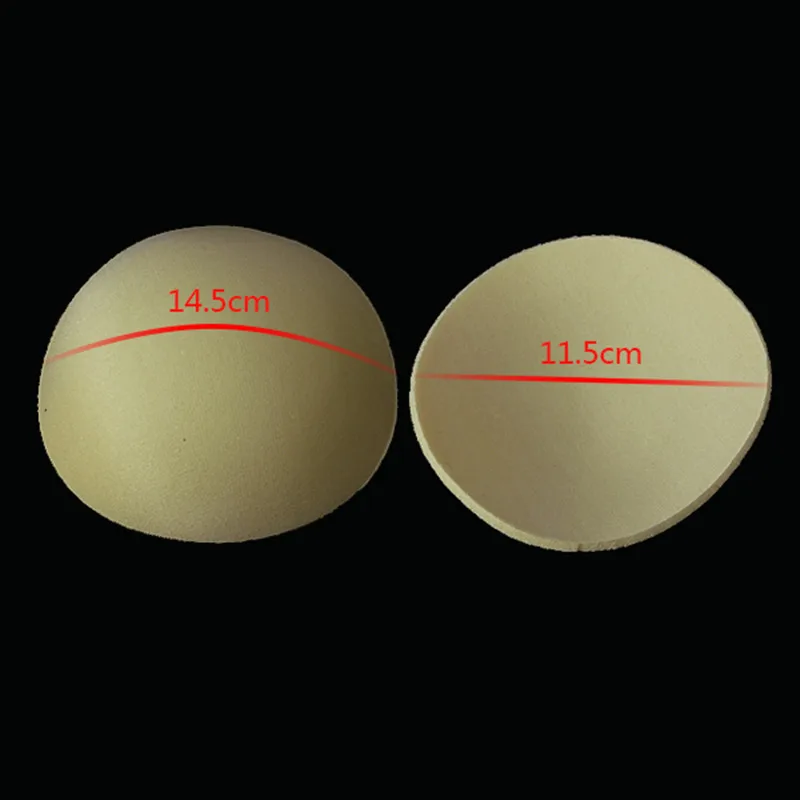 

20pairs Khaki Round Sewing In Bra Cups Soft Foam Bra Push Up Pads For Bikini Padding Insert Clothing Bra Accessorries WB104