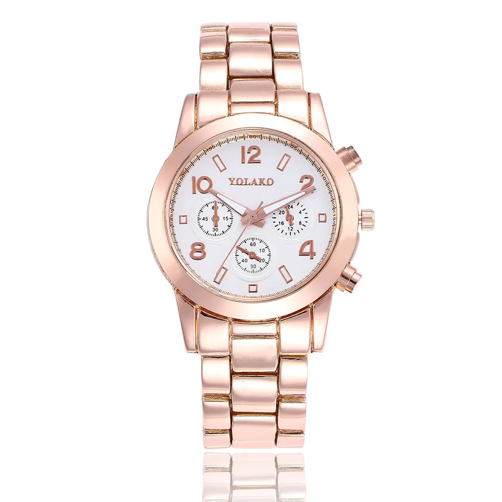 

Women's Watches Luxury Elegant Ladies Stainless Steel Wrist Watch Female Clock Analog Quartz Round WristWatches Relogio Feminino