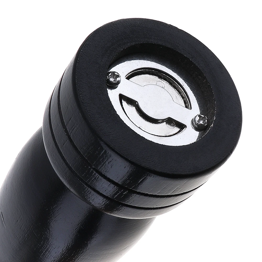 5/10/12 Inch Wooden Salt Pepper Grinder Spice Mills Hand Movement Wood Pepper Mill with Ceramic Grinding Cord for Kitchen