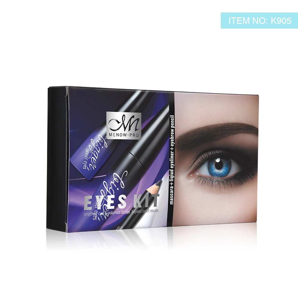 MENOWBrandBig Eyes набор для макияжа черный карандаш глаз перо жидкая подводка Ручка