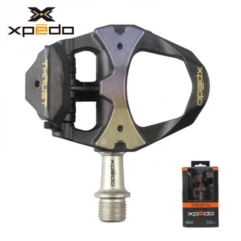 

Wellgo XPEDO XRF11CT ultralight 168g carbon bicycle pedal clipless sealed 3 bearings titanium axis road bike self-lock pedals