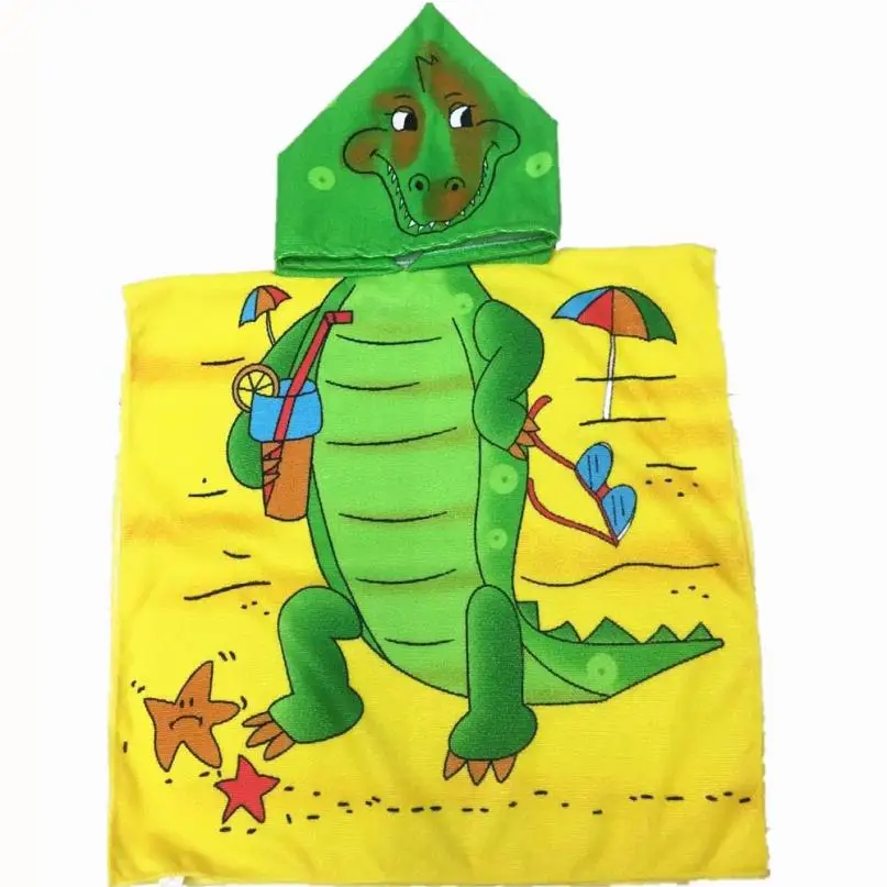New Qualified Hooded Towel for Kids Toddlers Bath Wrap Beach Poncho