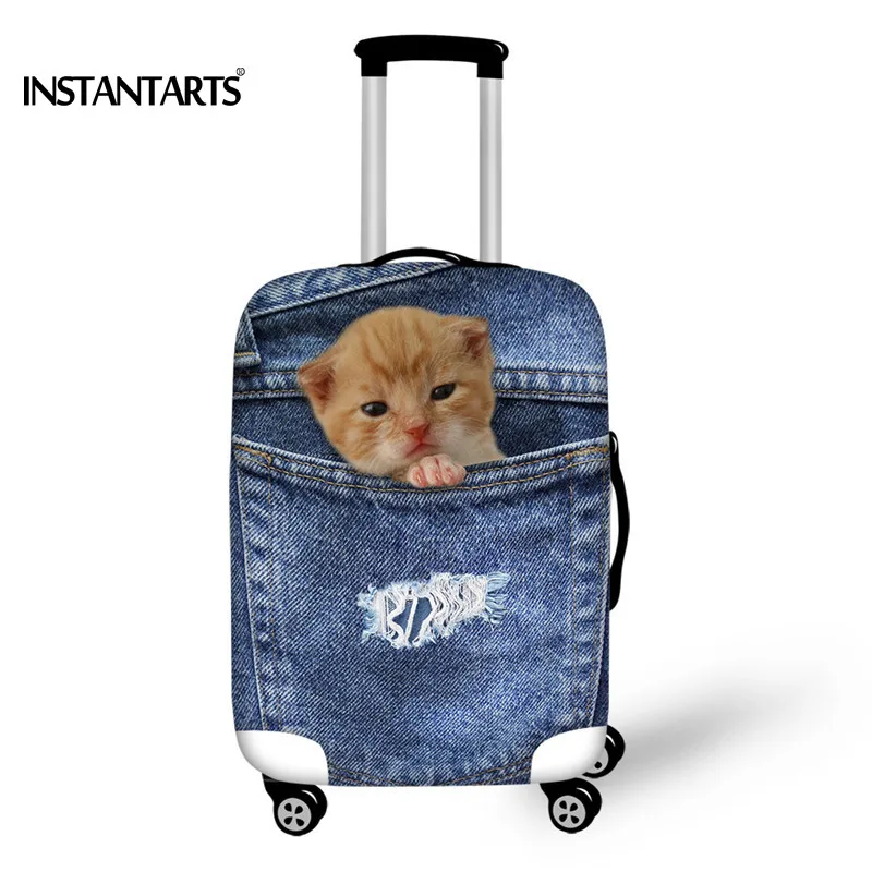 INSTANTARTS Kawaii Cat Luggage Protective Covers for 18 30 Inch