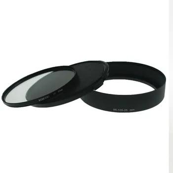 

95mm UV Filter +95MM METAL HOOD+105MM CAP for Nikon Canon Pentax Sigma 650-1300