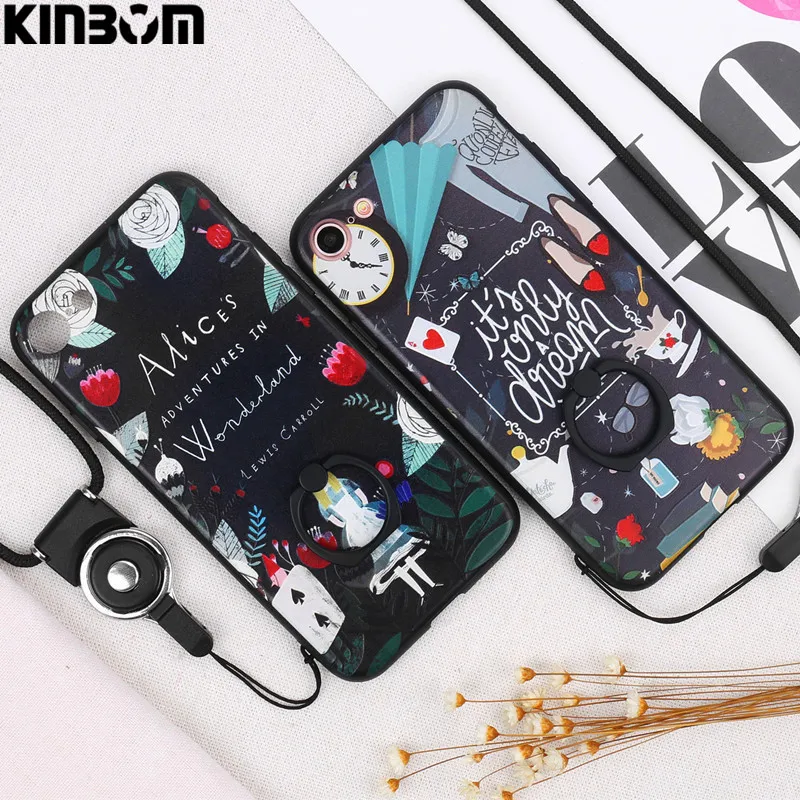 KINBOM кольцо держатель телефона чехол для IPhone X 7 8 плюс Кот слон Эйфелева башня
