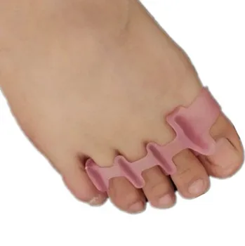 

1 pair Silicone Toe Separator Hallux Valgus Orthotics Thumb Bunion Care Overlapping Toe Spreader Hammer Toe Corrector Tool