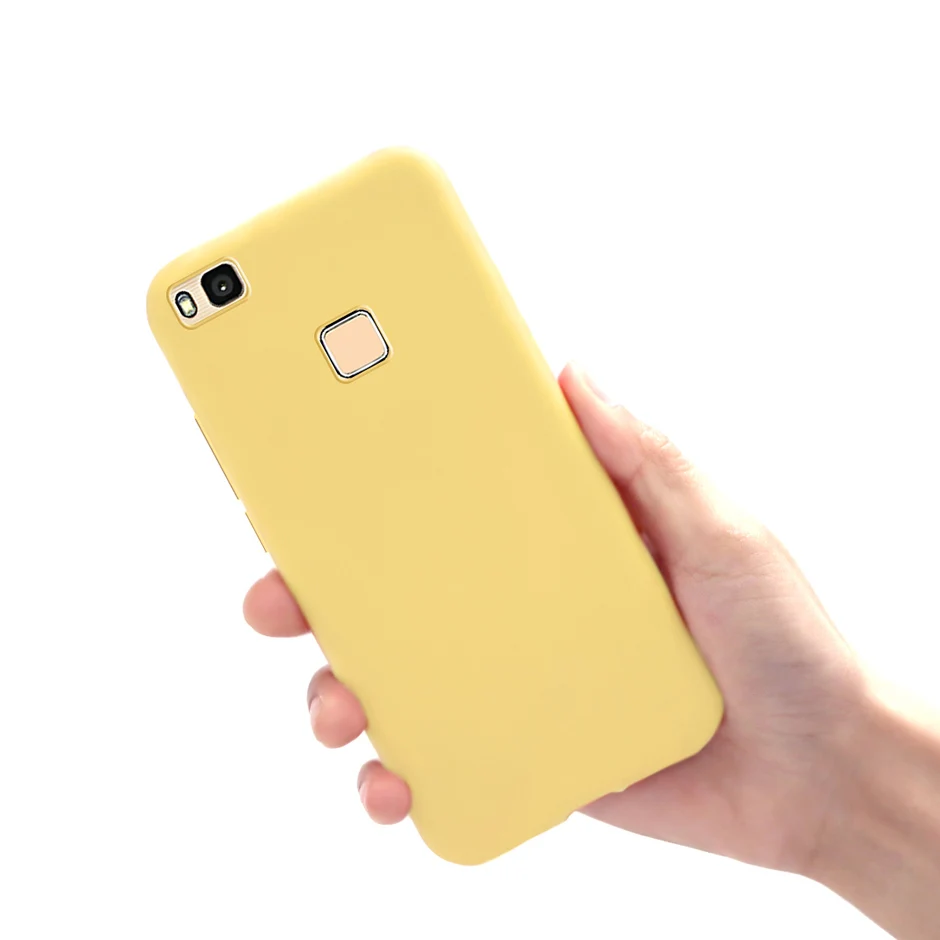 Чехол конфетного цвета чехол для Huawei P9 Lite 2016 VSN L21 Мягкий силиконовый телефона из