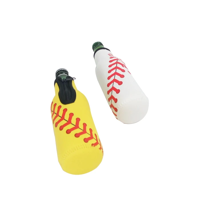 

50pcs/lot monogram 5 styles mixed monogram personalize sublimation neoprene 330ml beer can cooler bottle cover holder