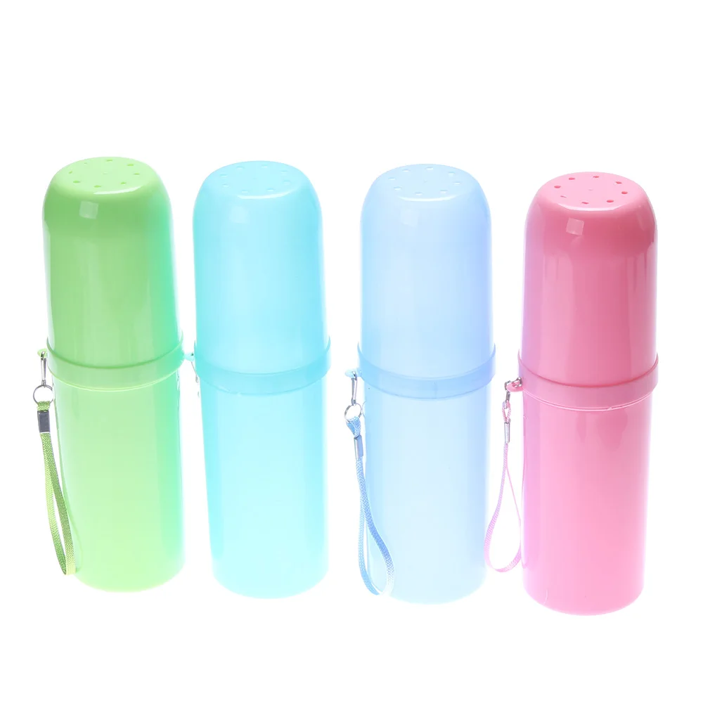 1PC Fashion Portable Outdoor Travel Toothbrush Box Tooth Mug Toothpaste Towel Cup Organizer Bath For Camping Hot | Красота и здоровье