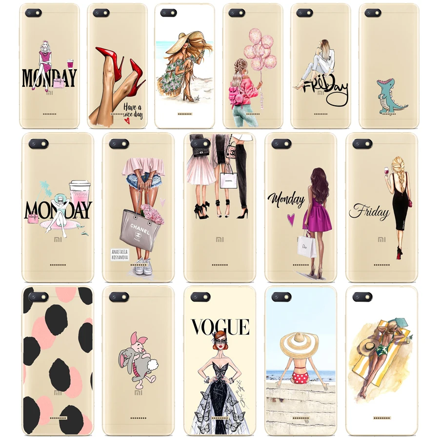 

11 silicone Cover For Xiaomi Redmi 6 Case Full Protection Soft tpu Back Cover Phone Cases For Xiaomi Redmi6 bumper 6 Coque