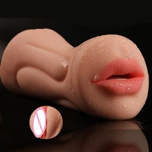 Artificial Vagina Masturbation Cup Deep Throat Pocket Real Pussy Male Masturbator Ass Anal Vibrator Erotic Oral Sex toys For Man