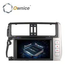 Ownice C500 Android 6.0 Octa 8 Core 32GB ROM Car DVD player GPS for Toyota Prado 150 Land Cruiser Radio wifi support 4G DAB+