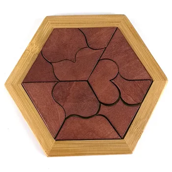 

Kids Puzzles Wooden Toys Tangram/Jigsaw Board Wood Geometric Shape Puzzle Children Educational Toys