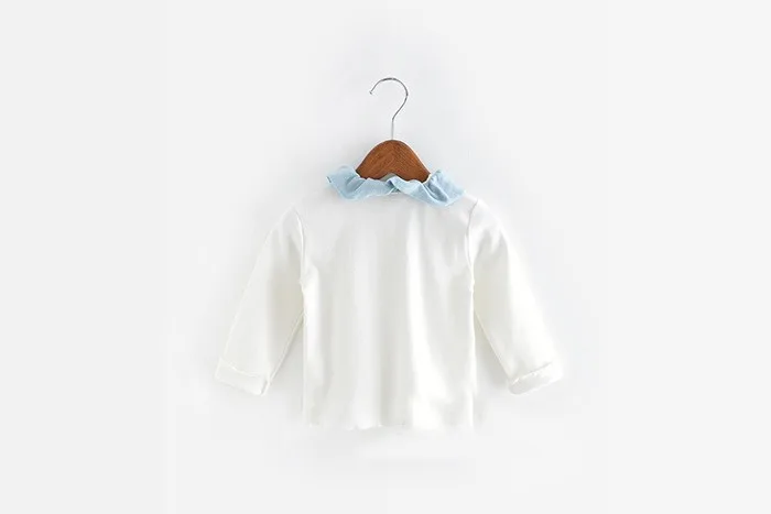 2017 BebiesBaby Tee shirt Kids 4 Colors Floral neck Tops&Blouses Baby Girls Kids Full Long Sleeve Baby Boys Girls Top Shirts 0-3 (10)