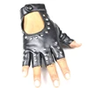 Long Keeper Women Rivets PU Leather Gloves Semi-Finger Mens Rivet Belt PU Gloves Sexy Cutout Fingerless Gloves Female Luva G221 ► Photo 3/6