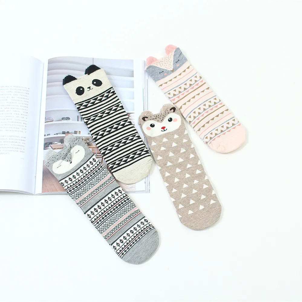 women autumn winter cute 3d ears cartoon animal cotton socks for woman casual standard chasractter socks women autumn winter cute 3d ears cartoon animal cotton socks for woman casual standard chasractter socks