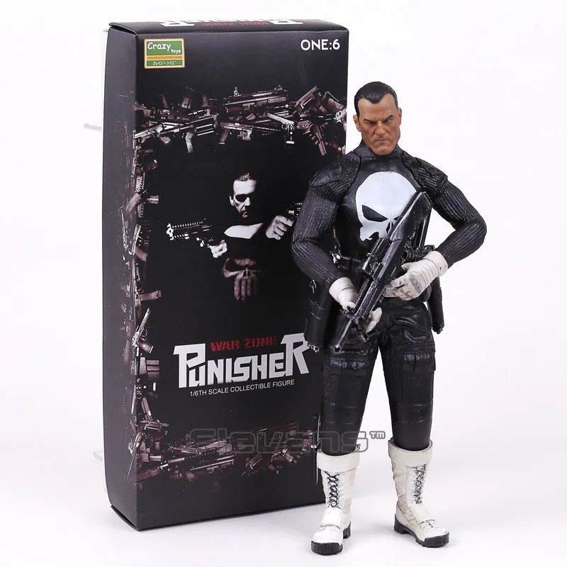 

Crazy Toys Punisher Frank Castle 1/6 Scale Collectible Figure Model Toy 12inch 30cm