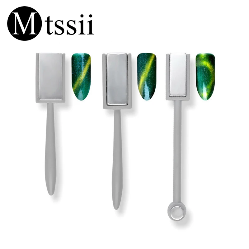 Mtssii Cat Eye Gel Magnet Stick Strong Effect 3D Nail Polish Tool UV Art Design 3 Types 1 PC | Красота и здоровье