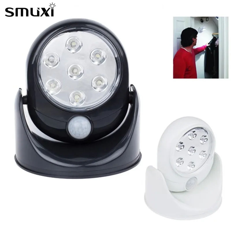 Mrosaa Night Light Battery Powered IR Motion Sensor LED