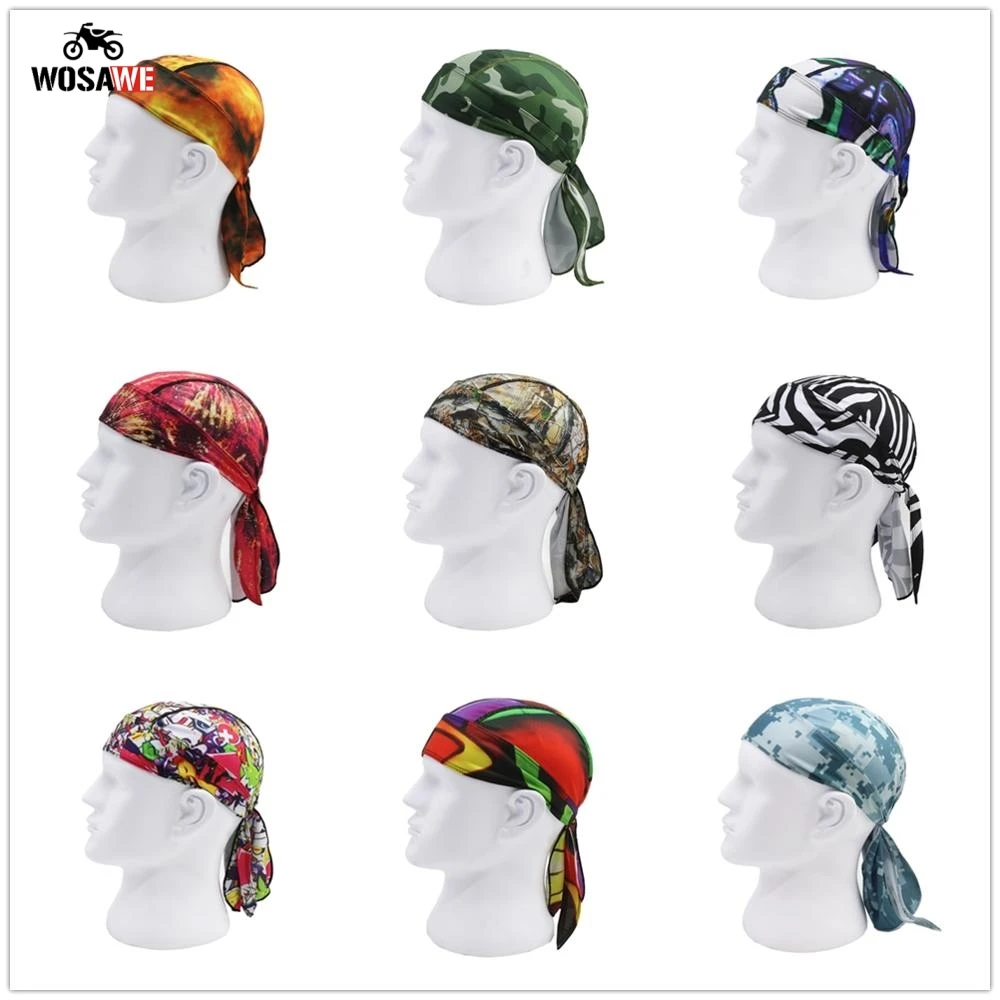 

WOSAWE Motorcycle Helmet Inner Cap Balaclava Mask Quick Dry Summer Anti-UV Motorbike Cap Headscarf Motocross Mask Cagoule Visage